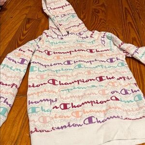 Champion Pastel Logo Print Hoodie